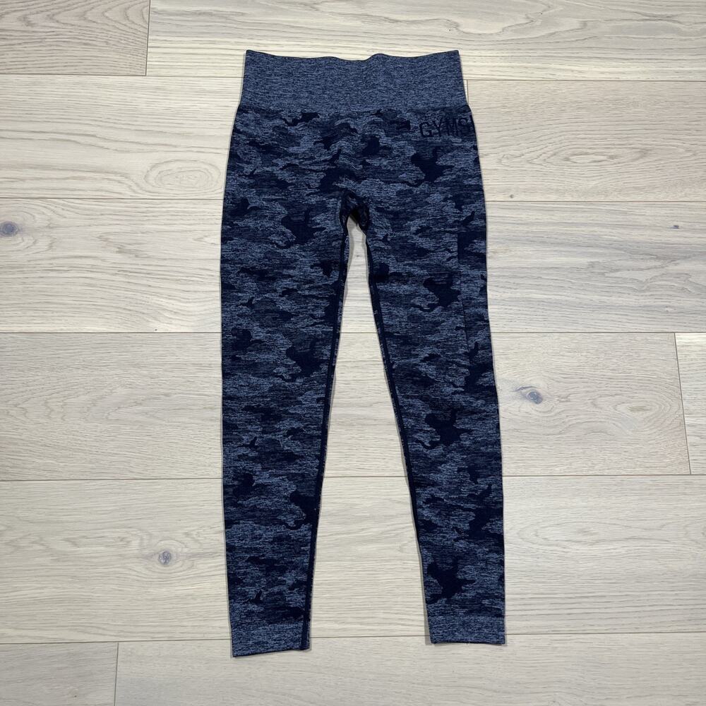 Gymshark Women’s Adapt Camo Seamless Leggings Black Grey